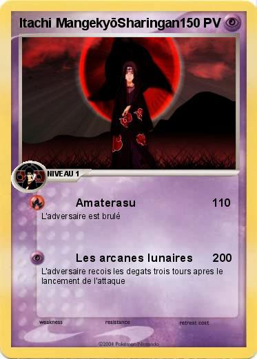 Pokemon Itachi MangekyōSharingan