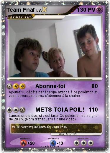 Pokemon Team Fnaf