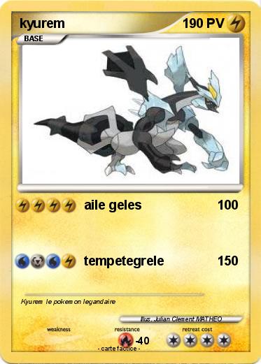Pokemon kyurem