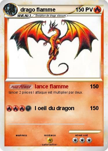 Pokemon drago flamme