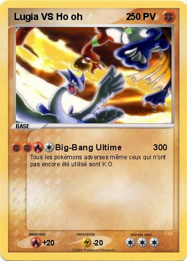 Pokemon Lugia VS Ho oh                 2
