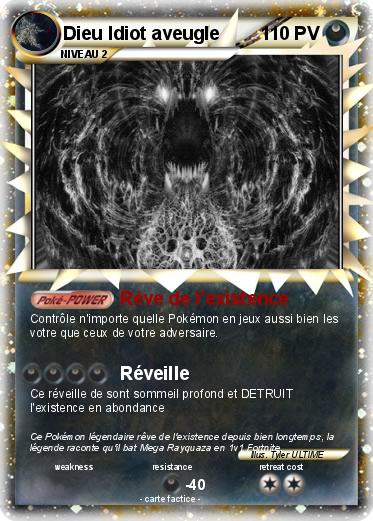 Pokemon Dieu Idiot aveugle
