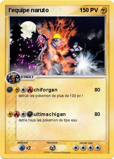 Pokemon l'equipe naruto