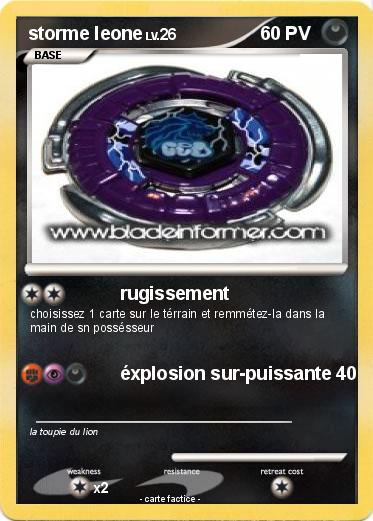 Pokemon storme leone