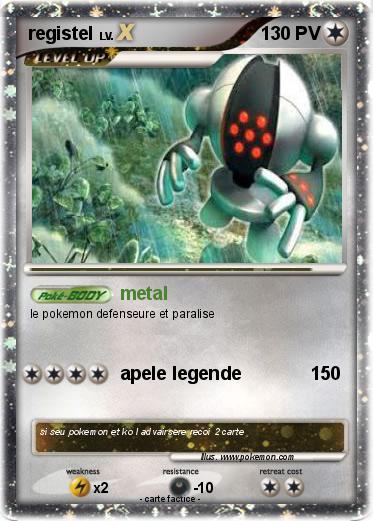 Pokemon registel