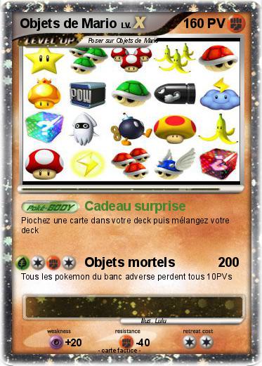 Pokemon Objets de Mario
