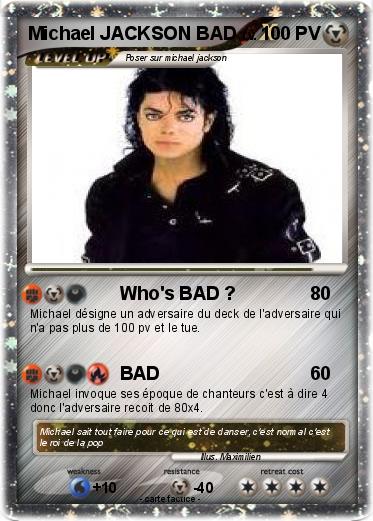 Pokemon Michael JACKSON BAD