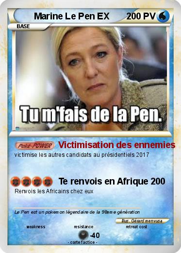 Pokemon Marine Le Pen EX