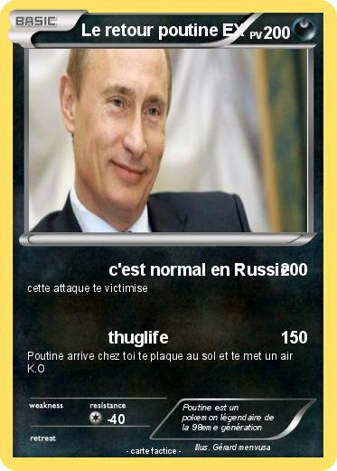 Pokemon Le retour poutine EX