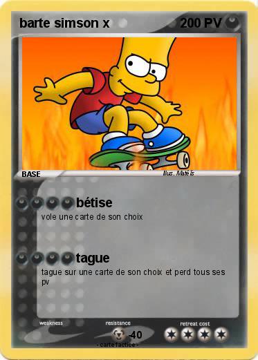 Pokemon barte simson x
