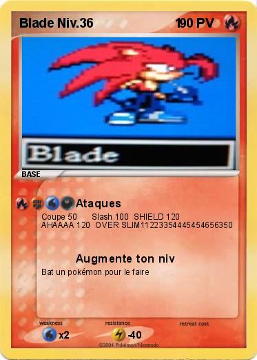 Pokemon Blade Niv.36                       1     