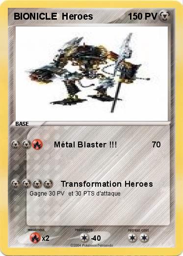 Pokemon BIONICLE  Heroes