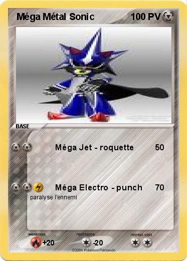 Pokemon  Méga Métal Sonic