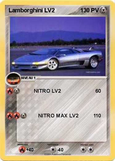 Pokemon Lamborghini LV2