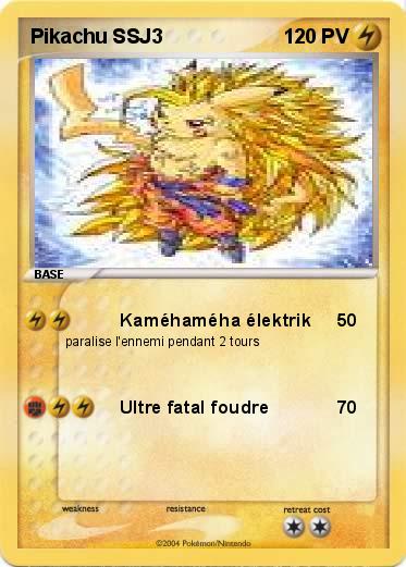 Pokemon Pikachu SSJ3
