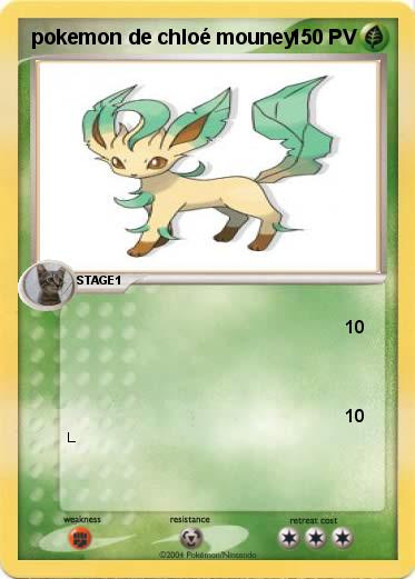 Pokemon pokemon de chloé mouney