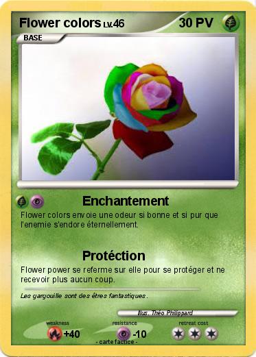 Pokemon Flower colors