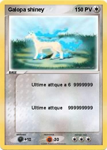 Pokemon Galopa shiney