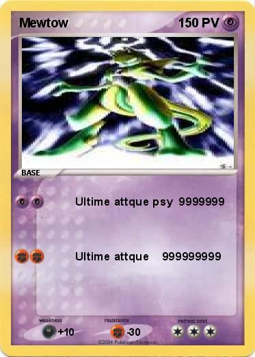 Pokemon Mewtow 