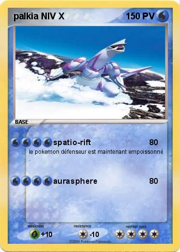 Pokemon palkia NIV X