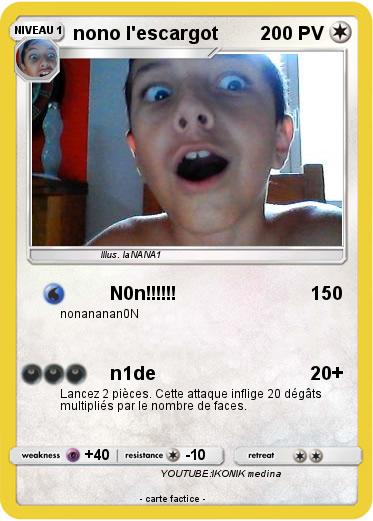 Pokemon nono l'escargot