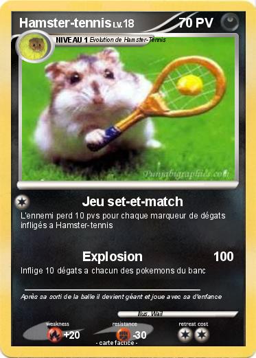 Pokemon Hamster-tennis