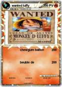 wanted luffy