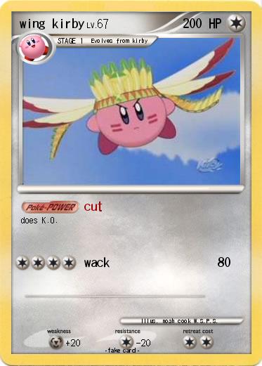 Pokemon wing kirby
