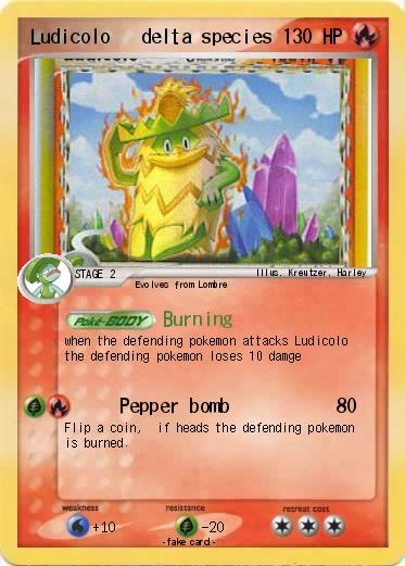 Pokemon Ludicolo   delta species