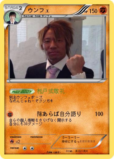 Pokemon ウンフェ