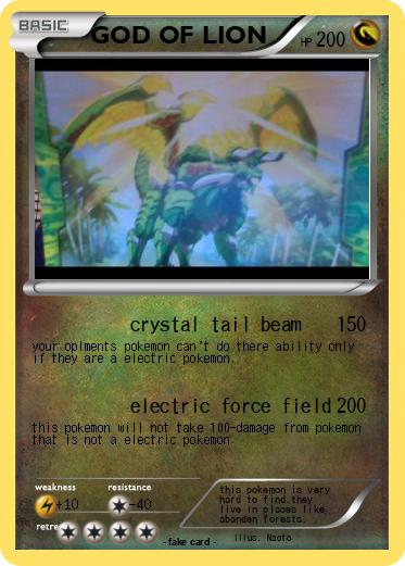 Pokemon GOD OF LION