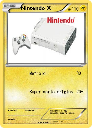 Pokemon Nintendo X