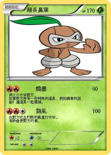 Pokemon 龍長鼻葉