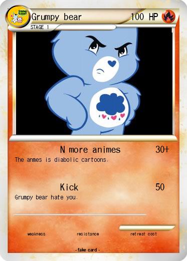 Pokemon Grumpy bear