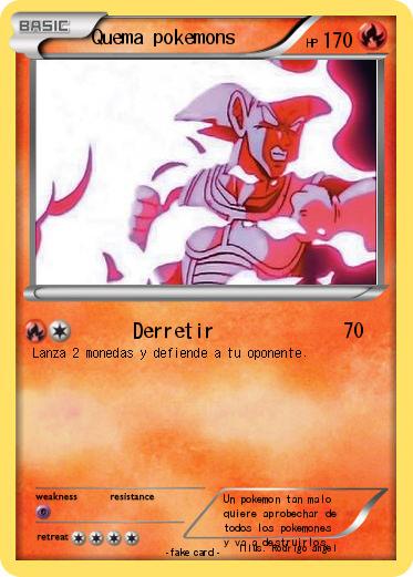 Pokemon Quema pokemons