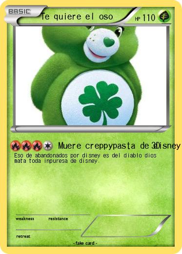 Pokemon Te quiere el oso