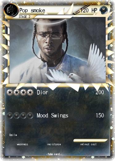 pop smoke pokemon card Sir Smoke-A-Lot Pokemon Card