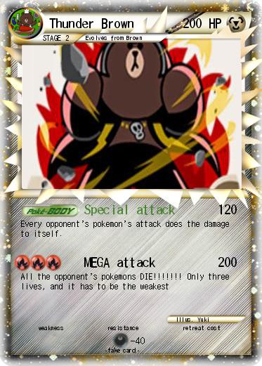 Pokemon Thunder Brown