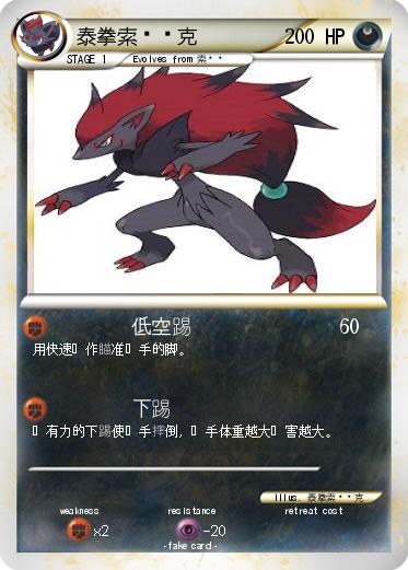 Pokemon 泰拳索罗亚克