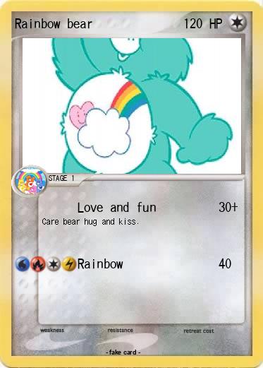 Pokemon Rainbow bear
