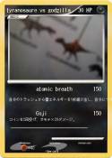 tyranosaure vs