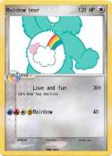 Rainbow bear