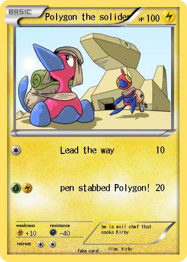 Pokemon Polygon the solider