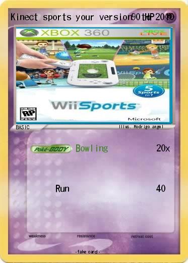 Pokemon Kinect sports your version  to 2010