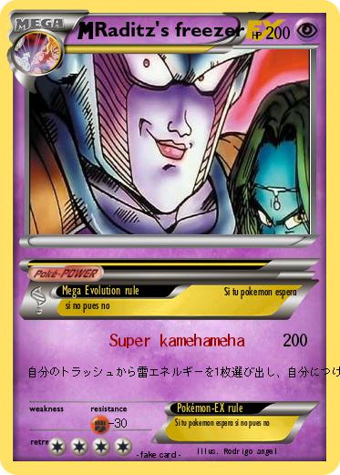 Pokemon Raditz's freezer