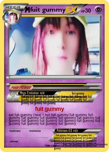 Pokemon fuit gummy