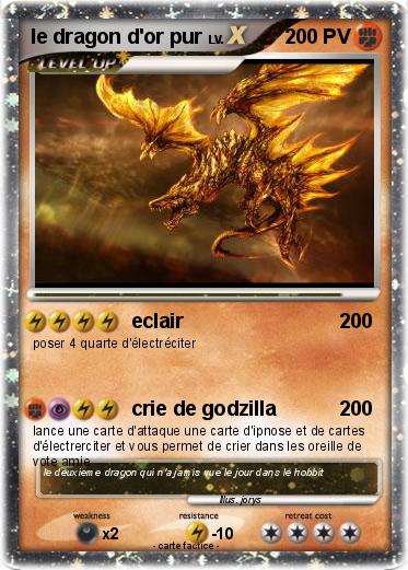 Pokemon le dragon d'or pur