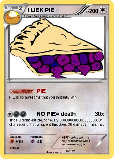 Pokemon I LIEK PIE