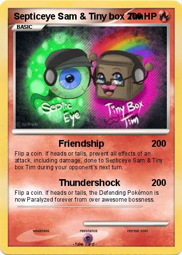 Pokemon Septiceye Sam & Tiny box Tim