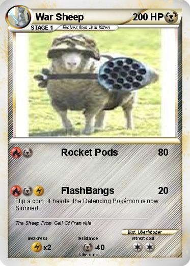 Pokemon War Sheep